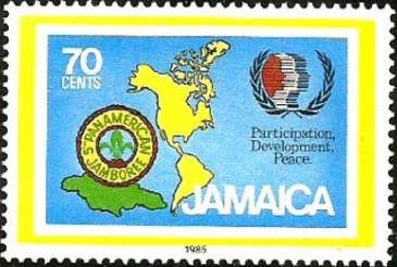 Map and Jamboree emblem