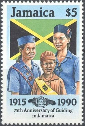 Girl Guides of Jamaica, 75th anniv.
