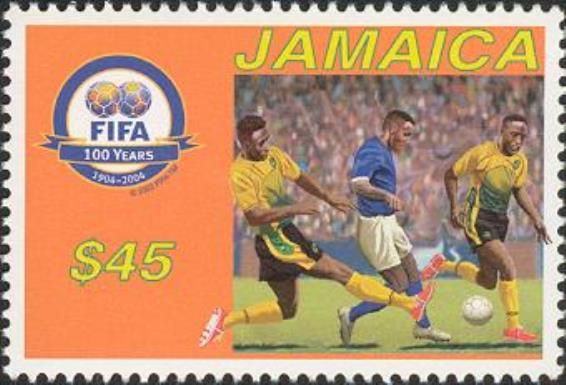 FIFA Emblem and Soccer Players