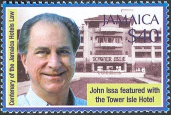 John Issa with the Tower Isle Hotel