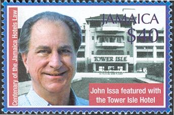 John Issa with the Tower Isle Hotel