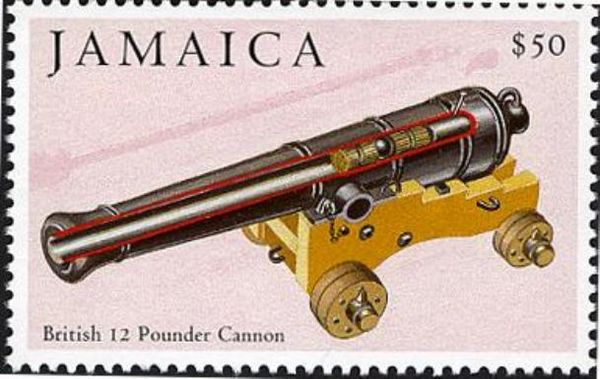 British 12 pounder cannon