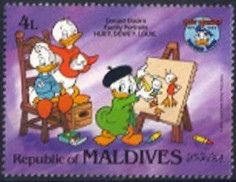 Donald Duck´s Family Portraits: Huey, Dewey, Louie