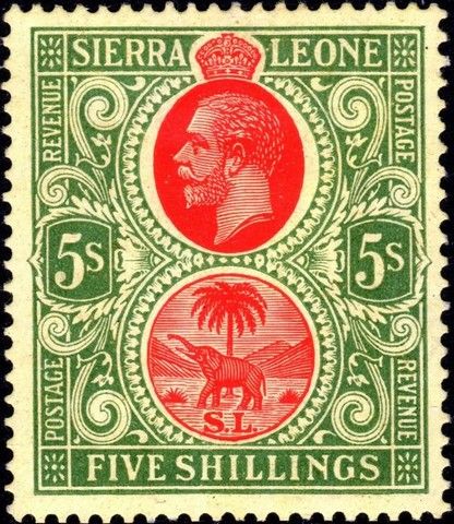 King Georg V and African Elephant (Loxodonta africana)