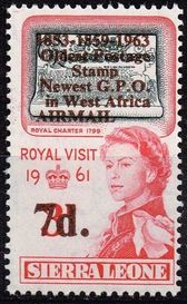 Oldest Postage Stamp - Newest G.P.O. in West Africa