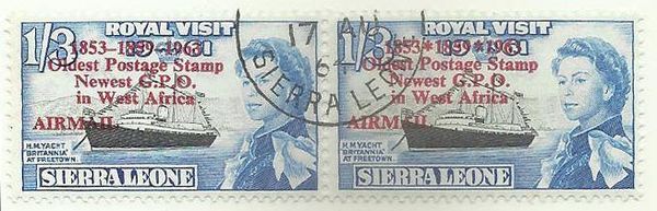 Oldest Postage Stamp - Newest G.P.O. in West Africa