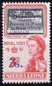 Oldest Postage Stamp - Newest G.P.O. in West Africa