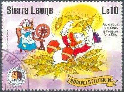 Gold spun from straw is treasure for a King - Daisy, Scrooge