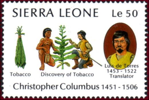 Nicotiana tabacum and Luis de Torres