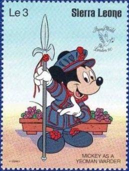 Mickey as a Yeoman Warder