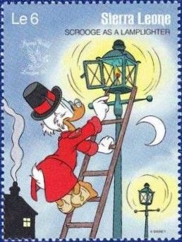 Uncle Scrooge as a Lamplighter