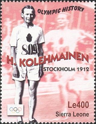H Kolehmainen Stockholm 1912