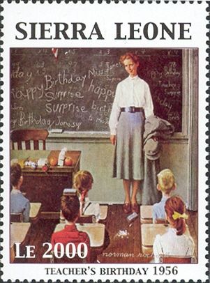 Teacher's Birthday 1956