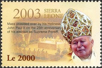 25th Anniversary of Pope John Paul II - 2003