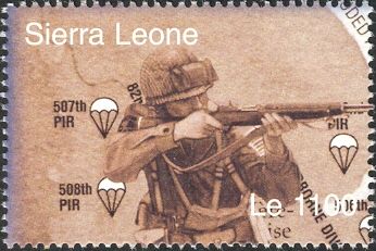 Soldier with rifle