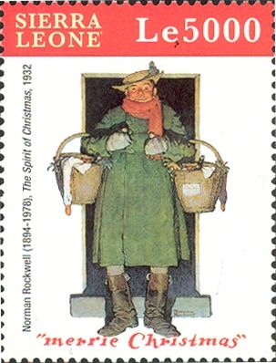The Spirit of Christmas by Norman Rockwell