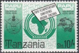 Stamps of Tanganjika - Overprint