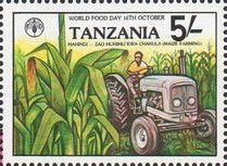 Tractor in Corn Field