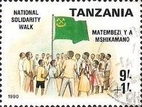 People and Flag