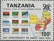 Flags, map
