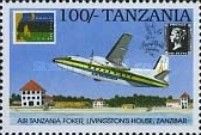 Air Tanzania, Fokker, Livingstons House, Zanzibar