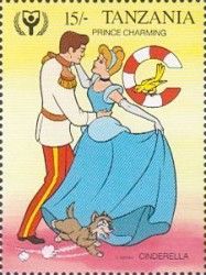 The letter "C" - Prince Charming and Cinderella