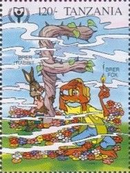 The letter "F" - Brer Rabbit and Brer Fox