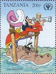 The letter "H" - Captain Hook and a Hippopotamus