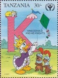 The letter "K" - King Donald and his Knights Chip 'n' Dale