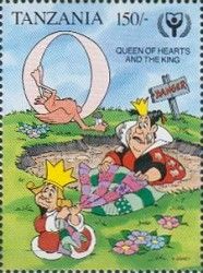 The letter "Q" - The King and the Queen of Hearts