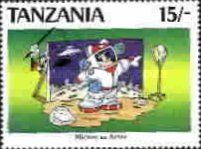 Mickey Mouse as astronaut