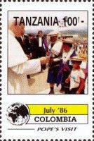 Papal Visit in Colombia (July 1986)