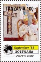 Papal Visit in Botswana (September 1988)