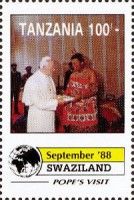 Papal Visit in Swaziland (September 1988)