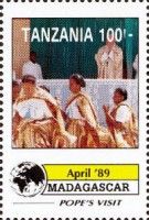 Papal Visit in Madagascar (April 1989)