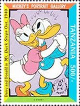 Daisy Duck and Donald Duck in Mr. Duck Steps Out, 1940