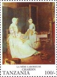 The Diligent Mother by Chardin