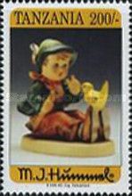 Boy with horn, bird