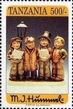 Four carolers