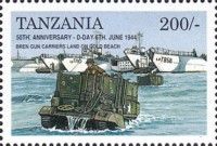 Bren Gun Carriers Land, Gold Beach