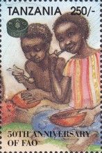 Two young people eating