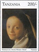 Portrait of a Young Woman, by Vermeer