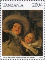 Young Man and Woman in an Inn, by Hals