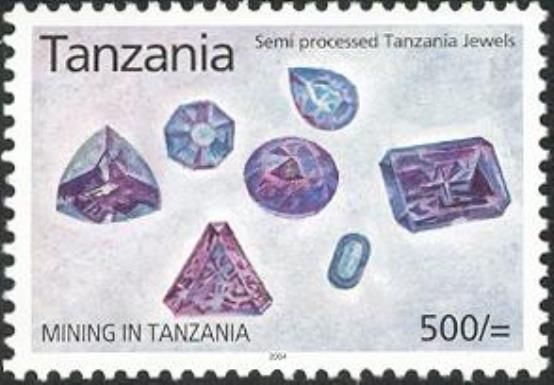 Semi processed Tanzanian jewels