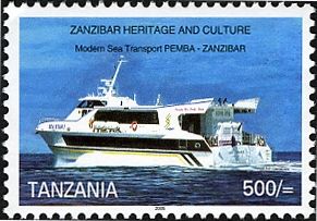 Modern sea transport Pemba-Zanzibar
