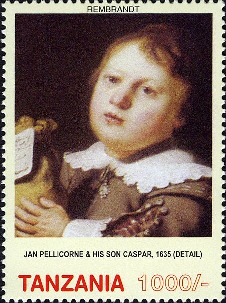 Jan Pelicorn and his son Caspar, (detail)