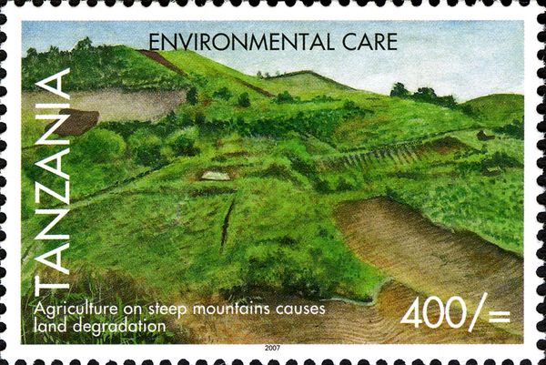 Agriculture on steep mountains