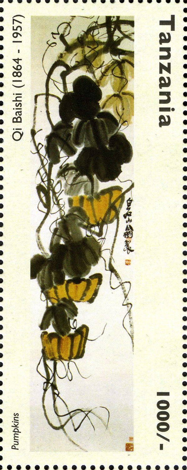 Pumpkins, by Qi Baishi (1864-1957)
