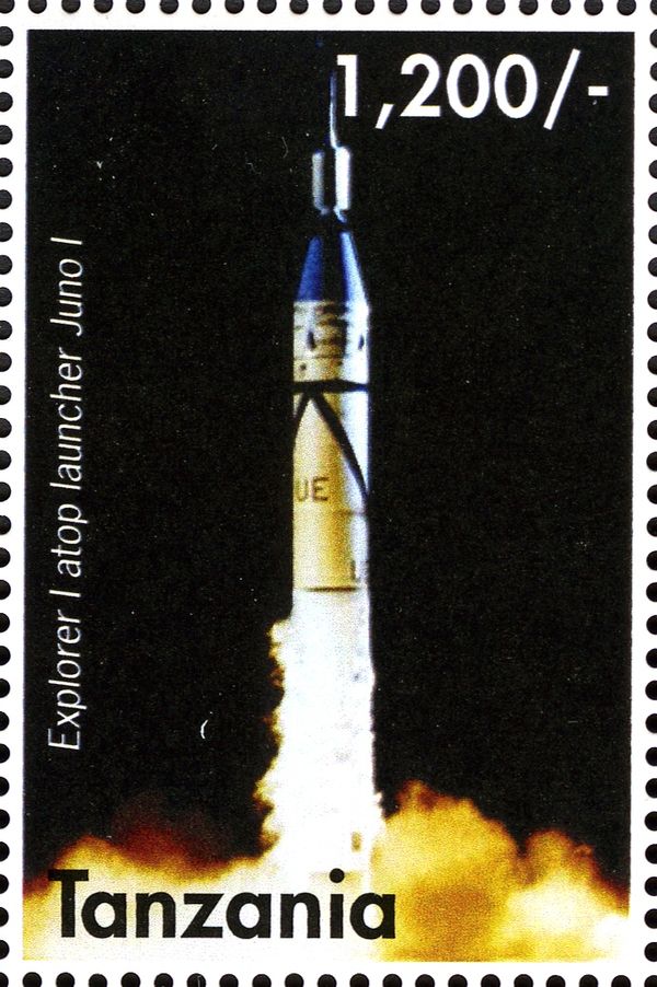 Explorer I Atop Launcher Juno I