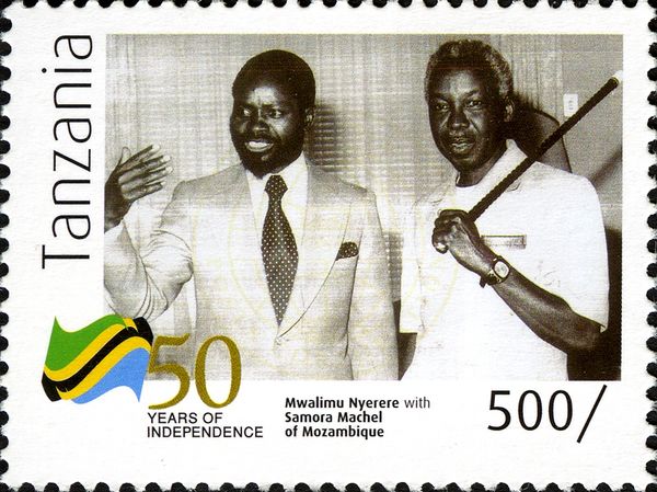 Mwalimu Nyerere and Samora Machel of Mozambique